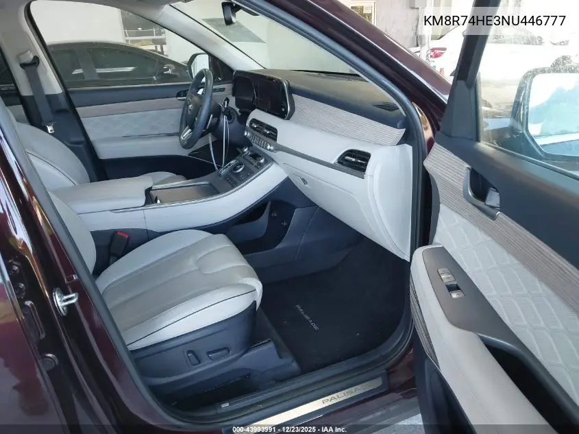 KM8R74HE3NU446777 2022 Hyundai Palisade Calligraphy