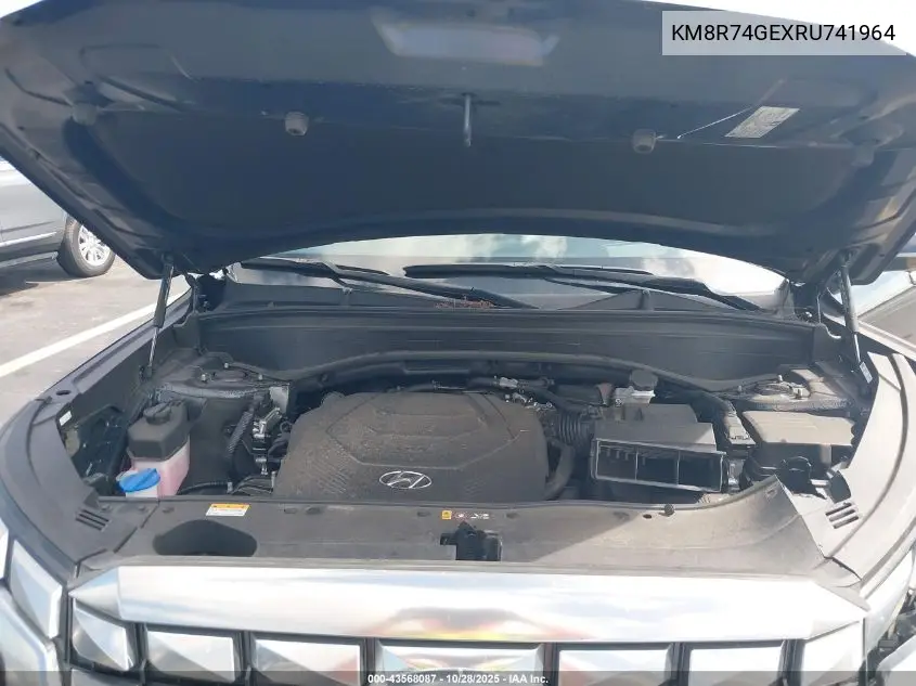 KM8R74GEXRU741964 2024 Hyundai Palisade Calligraphy