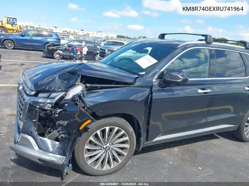 KM8R74GEXRU741964 2024 Hyundai Palisade Calligraphy