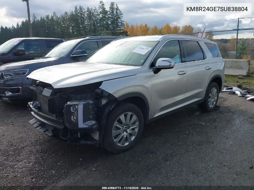 KM8R24GE7SU838804 2025 Hyundai Palisade Sel