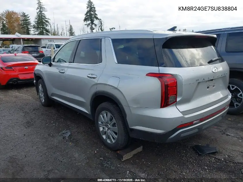 KM8R24GE7SU838804 2025 Hyundai Palisade Sel