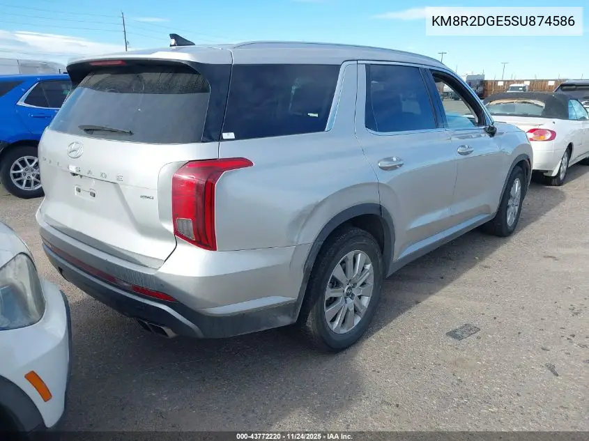 KM8R2DGE5SU874586 2025 Hyundai Palisade Sel