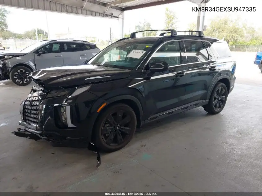 KM8R34GEXSU947335 2025 Hyundai Palisade Xrt