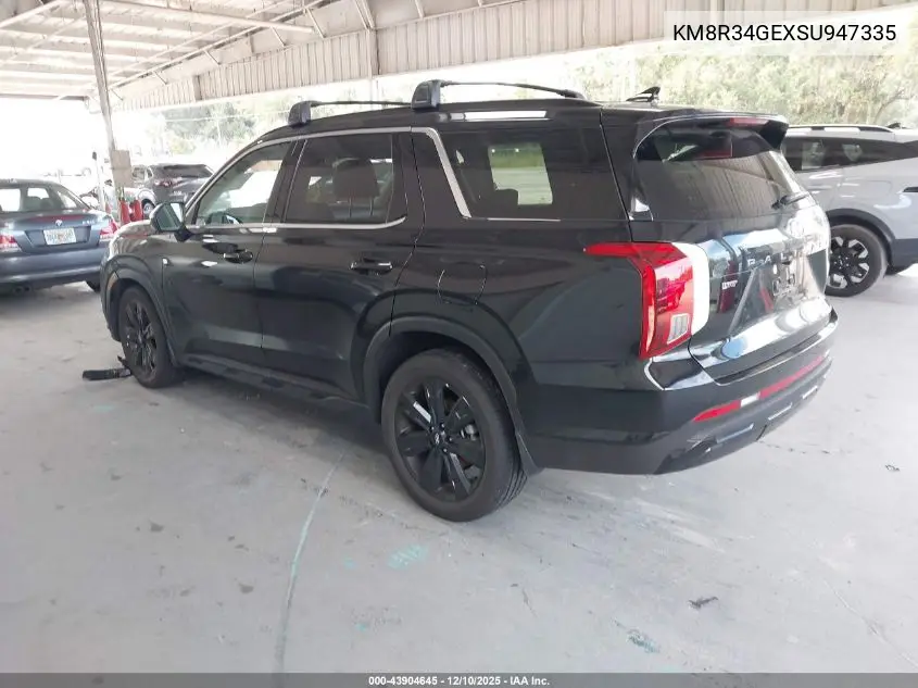 KM8R34GEXSU947335 2025 Hyundai Palisade Xrt