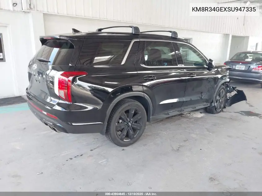 KM8R34GEXSU947335 2025 Hyundai Palisade Xrt