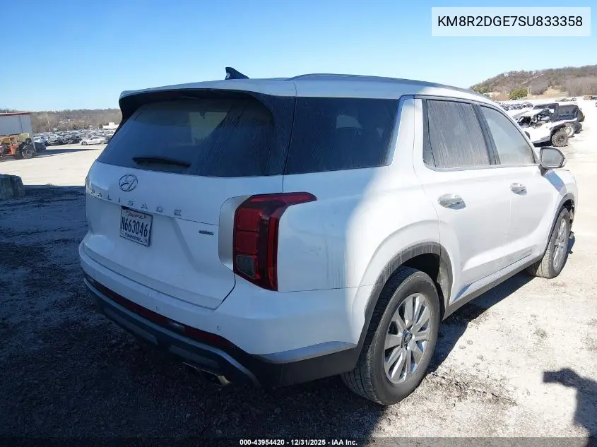 KM8R2DGE7SU833358 2025 Hyundai Palisade Sel