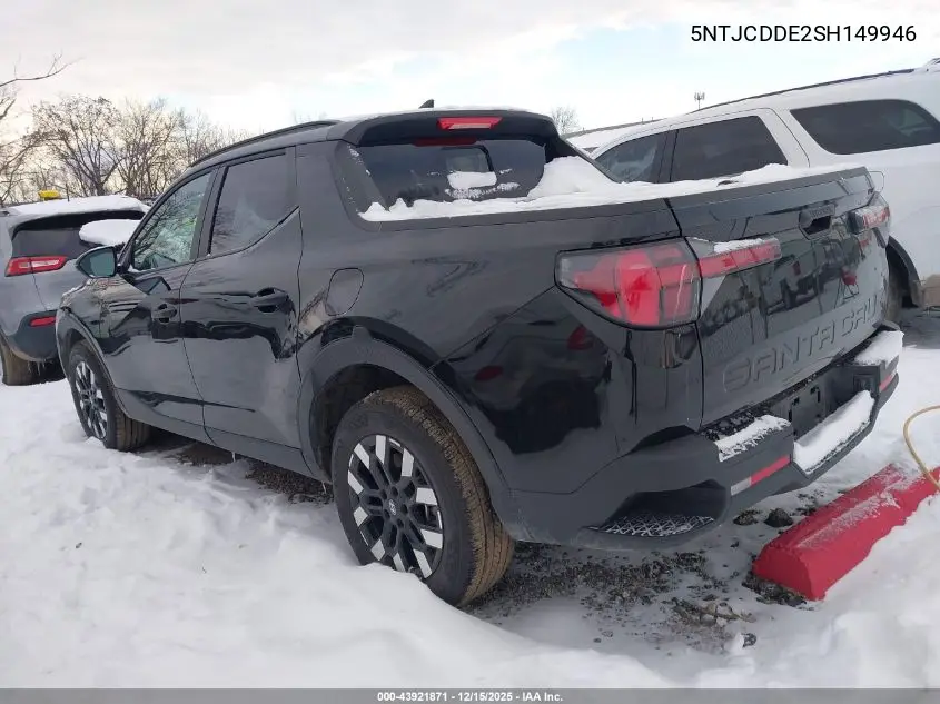 5NTJCDDE2SH149946 2025 Hyundai Santa Cruz Sel Activity