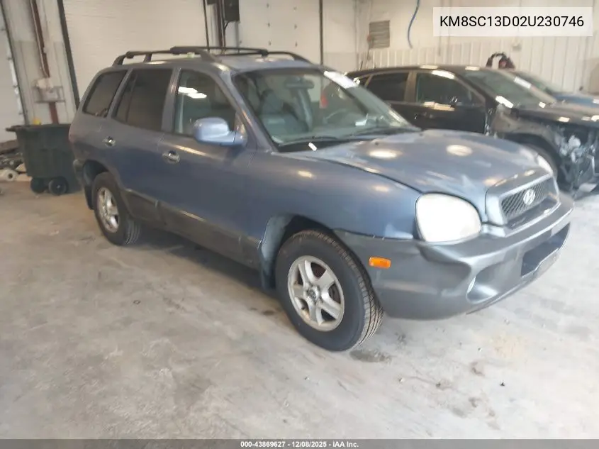 KM8SC13D02U230746 2002 Hyundai Santa Fe Gls/Lx