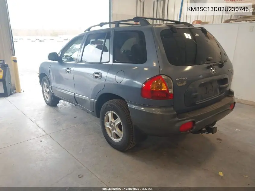 KM8SC13D02U230746 2002 Hyundai Santa Fe Gls/Lx