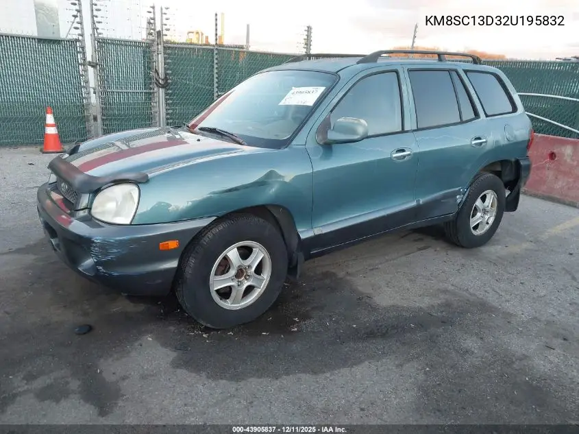 KM8SC13D32U195832 2002 Hyundai Santa Fe Gls/Lx