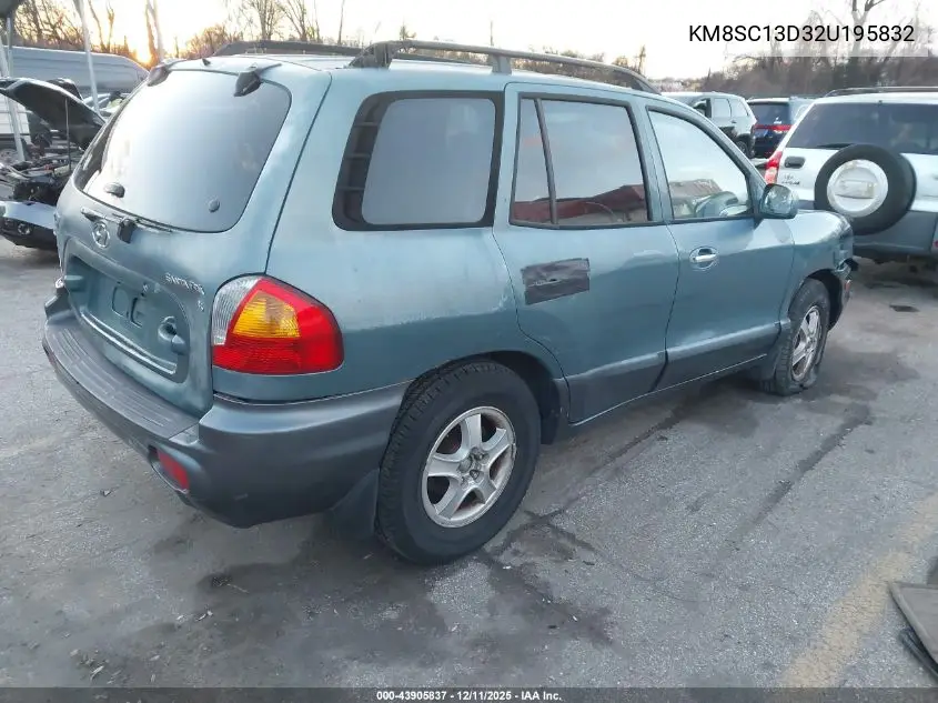 KM8SC13D32U195832 2002 Hyundai Santa Fe Gls/Lx