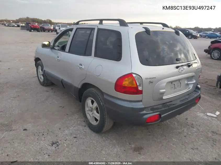KM8SC13E93U497247 2003 Hyundai Santa Fe Gls/Lx