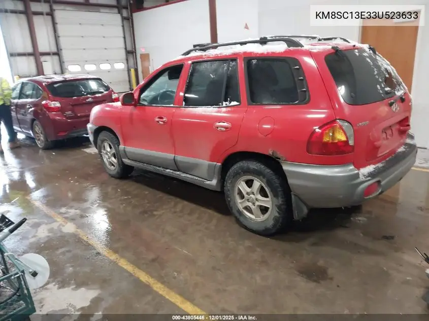 KM8SC13E33U523633 2003 Hyundai Santa Fe Gls/Lx