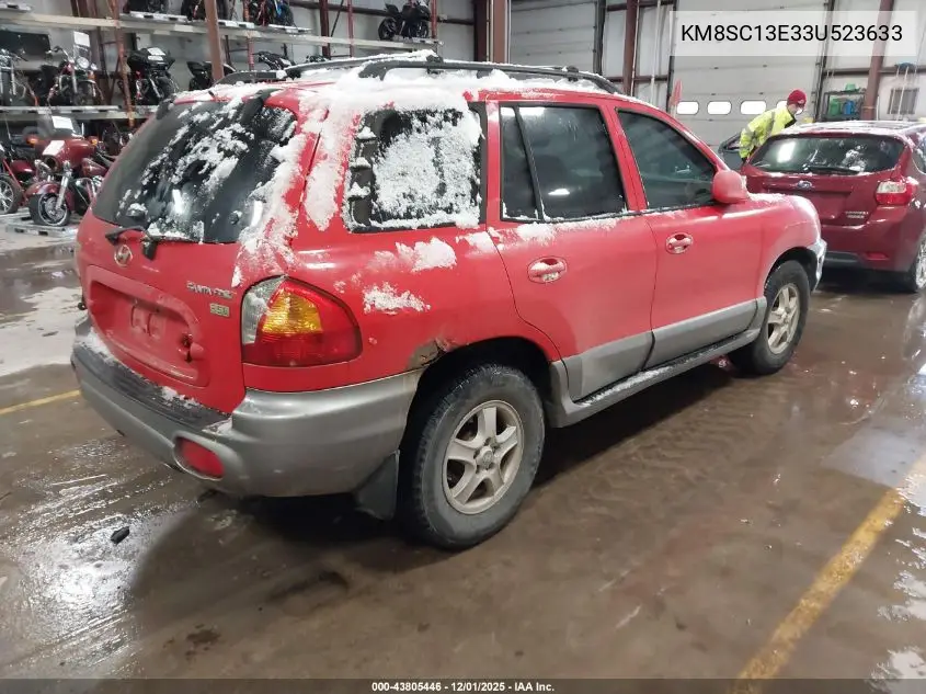 KM8SC13E33U523633 2003 Hyundai Santa Fe Gls/Lx