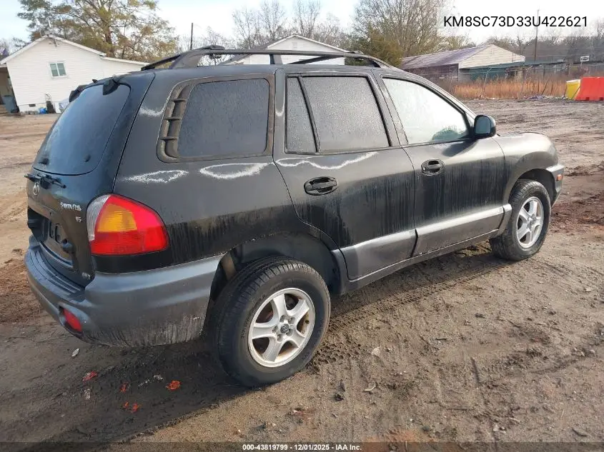 KM8SC73D33U422621 2003 Hyundai Santa Fe Gls/Lx