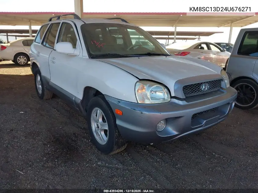 KM8SC13D24U676271 2004 Hyundai Santa Fe Gls