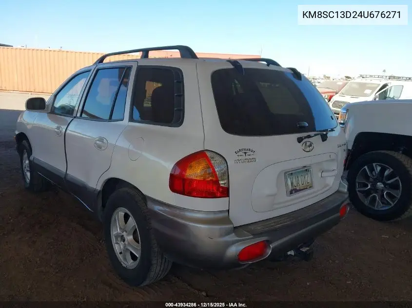KM8SC13D24U676271 2004 Hyundai Santa Fe Gls