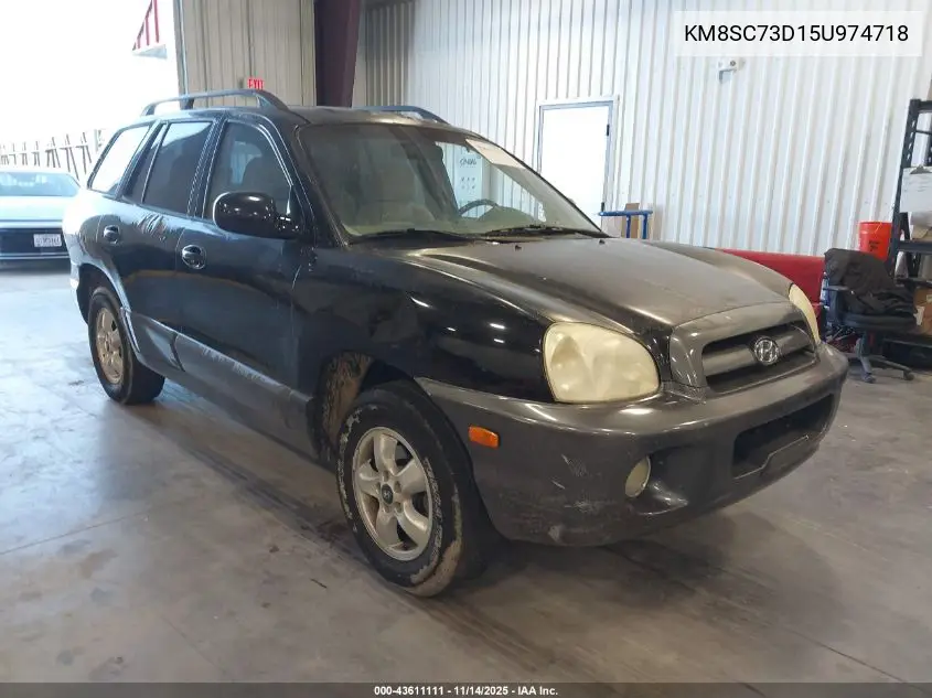 KM8SC73D15U974718 2005 Hyundai Santa Fe Gls