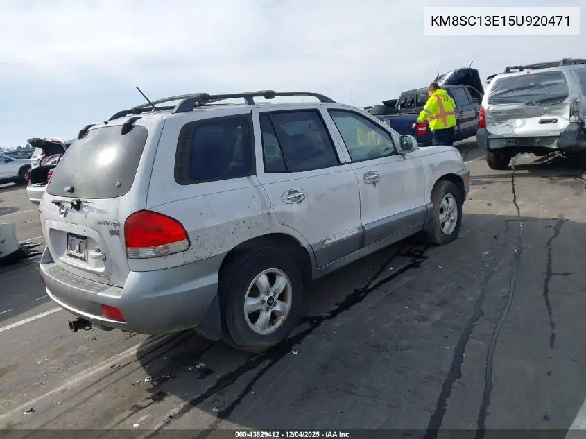 KM8SC13E15U920471 2005 Hyundai Santa Fe Gls/Lx