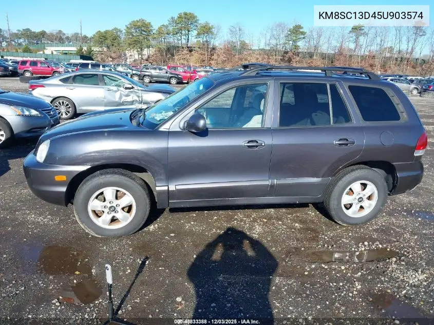 KM8SC13D45U903574 2005 Hyundai Santa Fe Gls