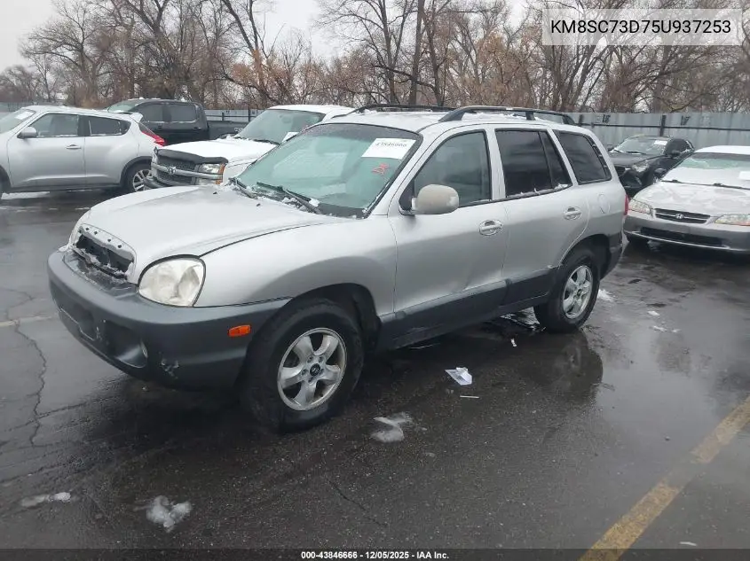 KM8SC73D75U937253 2005 Hyundai Santa Fe Gls