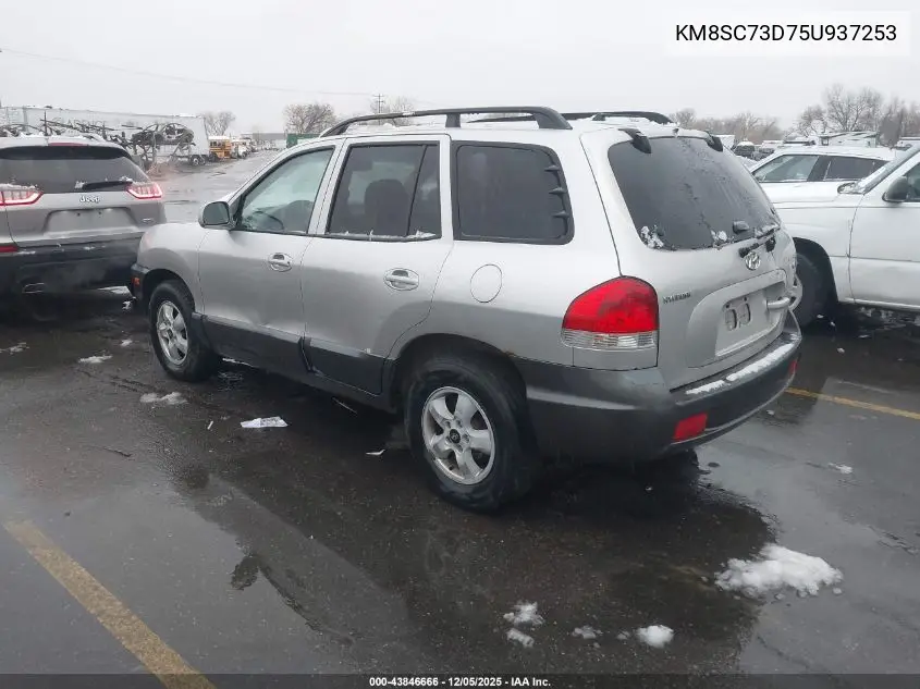 KM8SC73D75U937253 2005 Hyundai Santa Fe Gls