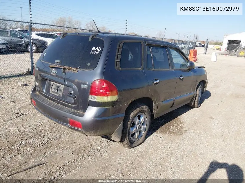KM8SC13E16U072979 2006 Hyundai Santa Fe Gls/Limited