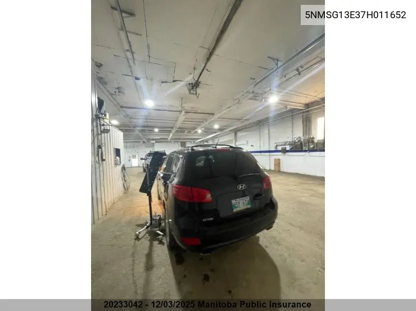 5NMSG13E37H011652 2007 Hyundai Santa Fe Gl