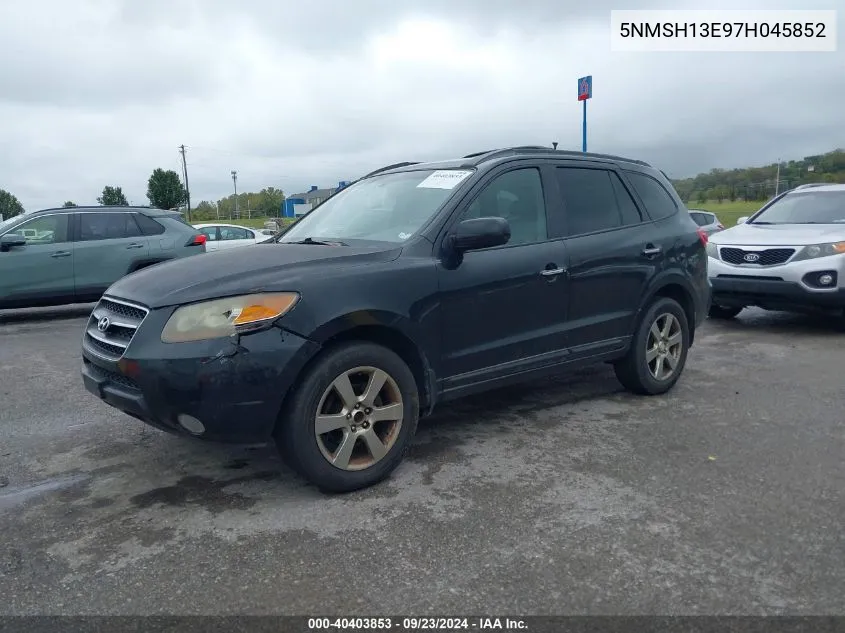 2007 Hyundai Santa Fe Limited/Se VIN: 5NMSH13E97H045852 Lot: 40403853