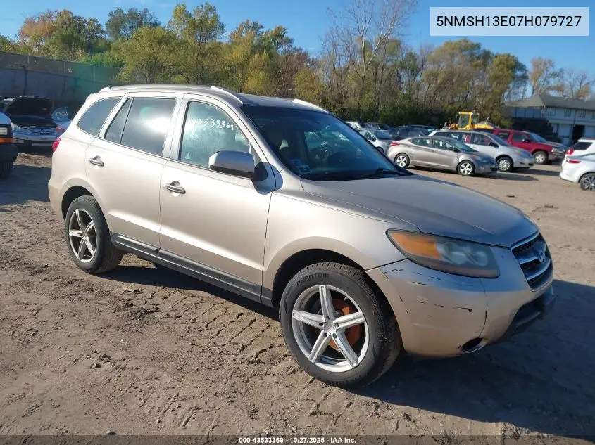 5NMSH13E07H079727 2007 Hyundai Santa Fe Limited/Se