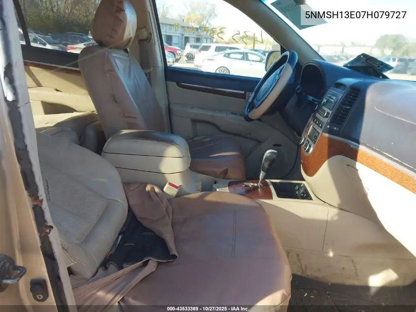 5NMSH13E07H079727 2007 Hyundai Santa Fe Limited/Se