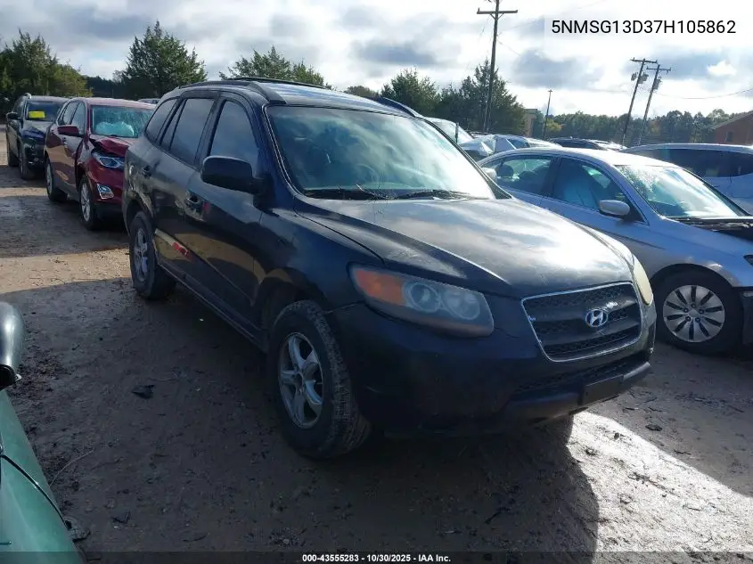 5NMSG13D37H105862 2007 Hyundai Santa Fe Gls