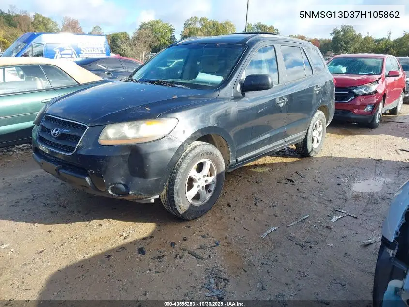 5NMSG13D37H105862 2007 Hyundai Santa Fe Gls