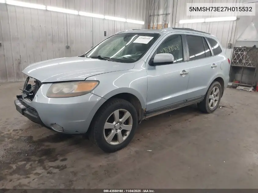 5NMSH73E27H015532 2007 Hyundai Santa Fe Limited/Se
