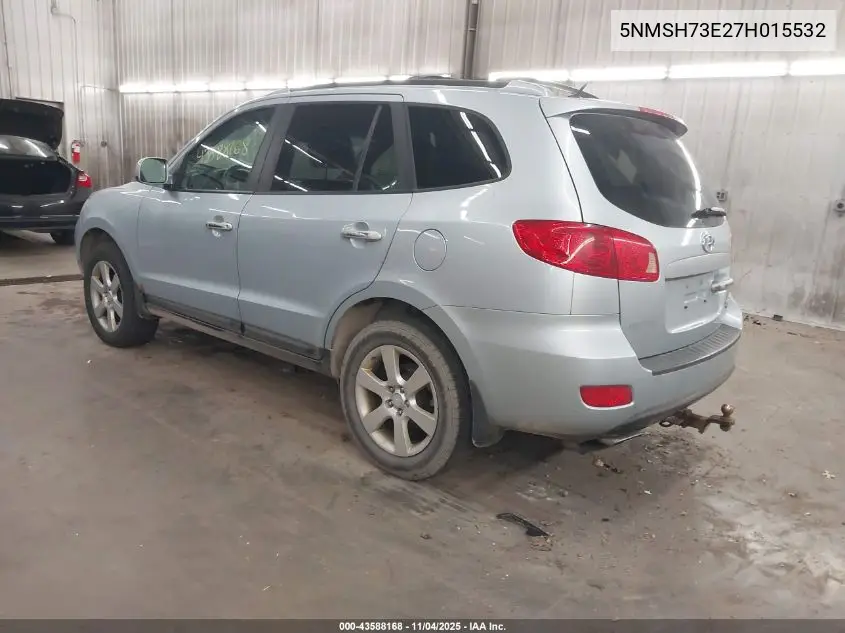5NMSH73E27H015532 2007 Hyundai Santa Fe Limited/Se