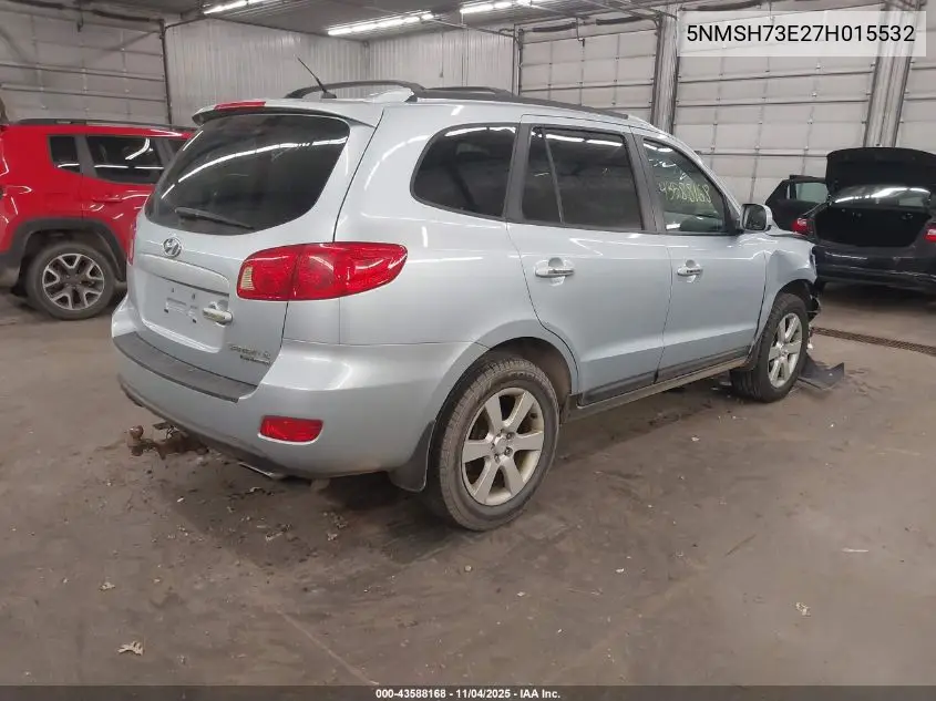 5NMSH73E27H015532 2007 Hyundai Santa Fe Limited/Se