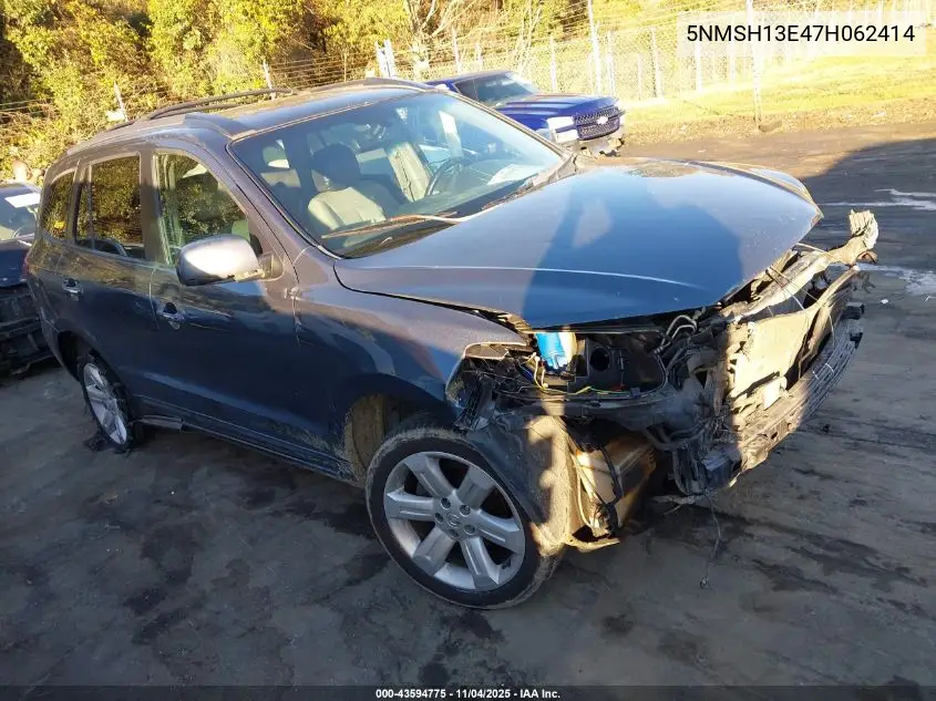 5NMSH13E47H062414 2007 Hyundai Santa Fe Limited/Se