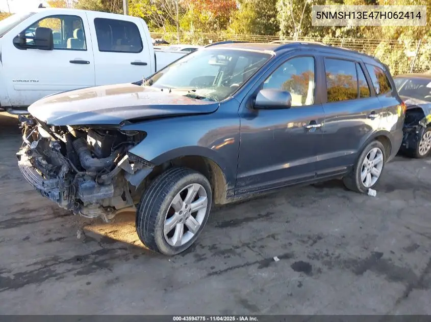 5NMSH13E47H062414 2007 Hyundai Santa Fe Limited/Se