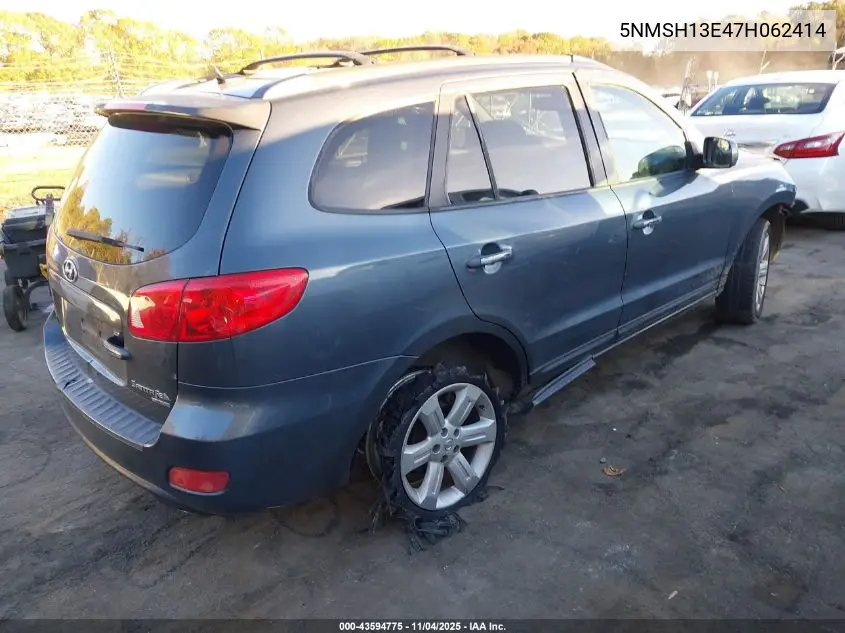 5NMSH13E47H062414 2007 Hyundai Santa Fe Limited/Se