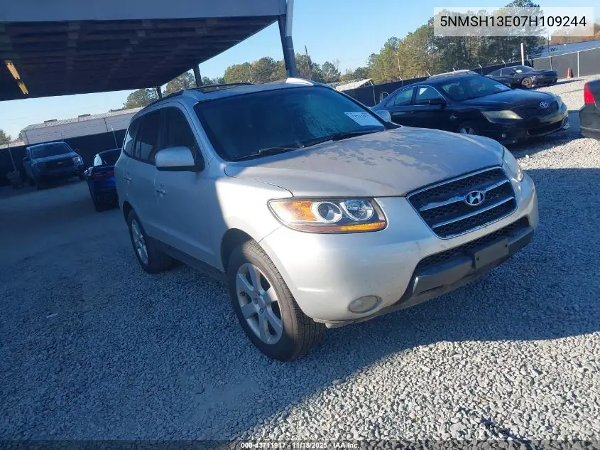 5NMSH13E07H109244 2007 Hyundai Santa Fe Limited/Se