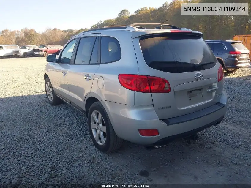 5NMSH13E07H109244 2007 Hyundai Santa Fe Limited/Se