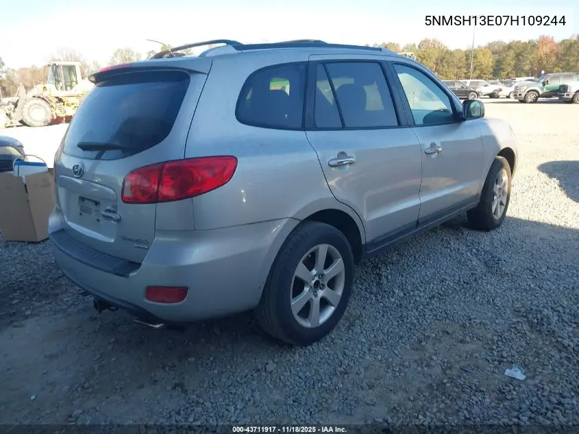 5NMSH13E07H109244 2007 Hyundai Santa Fe Limited/Se