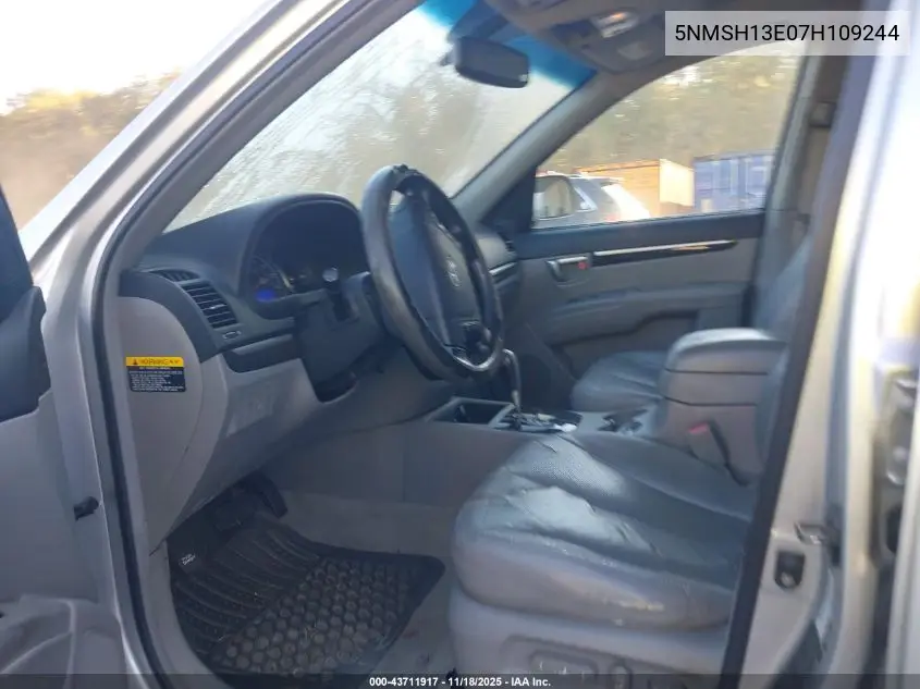 5NMSH13E07H109244 2007 Hyundai Santa Fe Limited/Se
