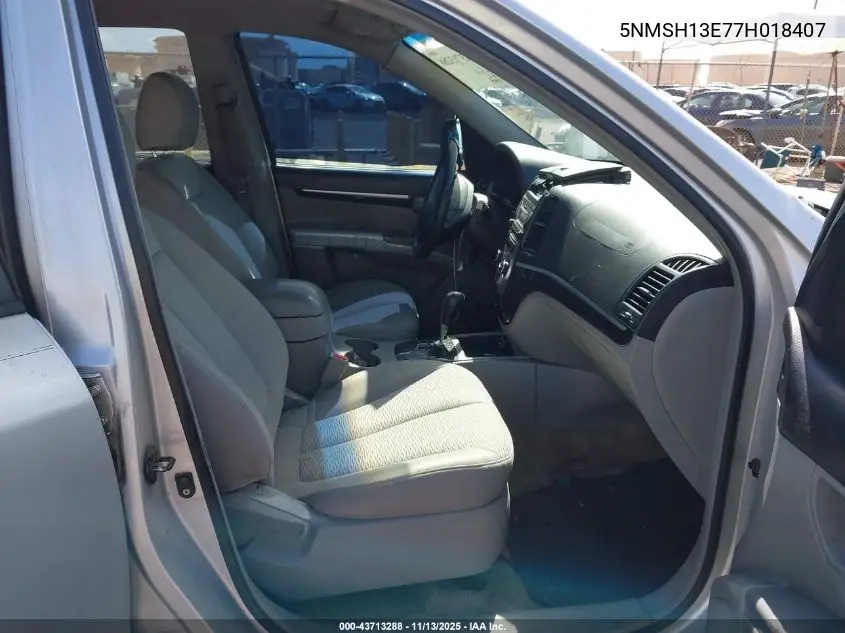 5NMSH13E77H018407 2007 Hyundai Santa Fe Limited/Se