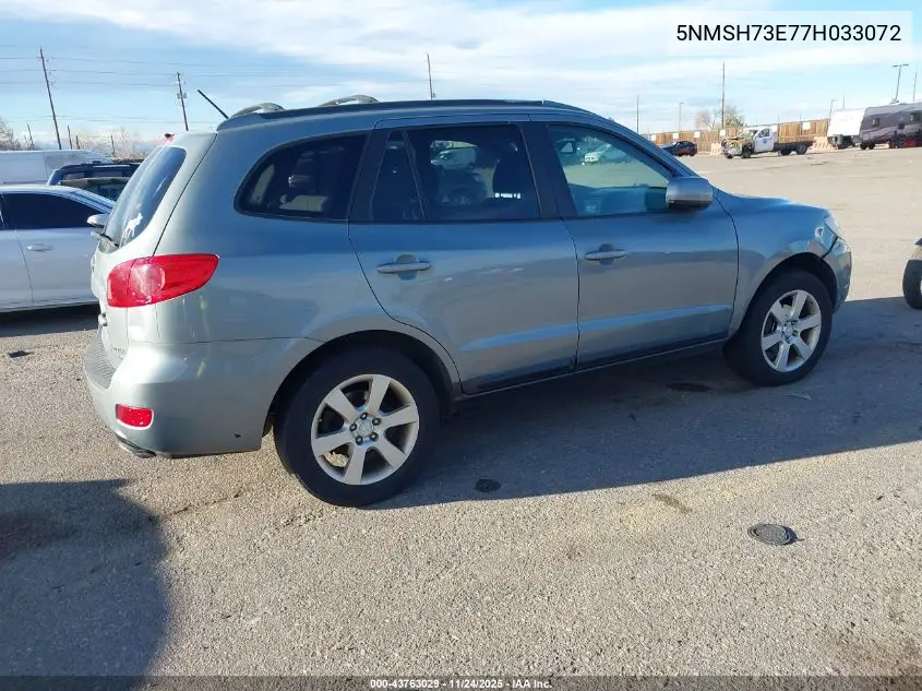 5NMSH73E77H033072 2007 Hyundai Santa Fe Limited/Se
