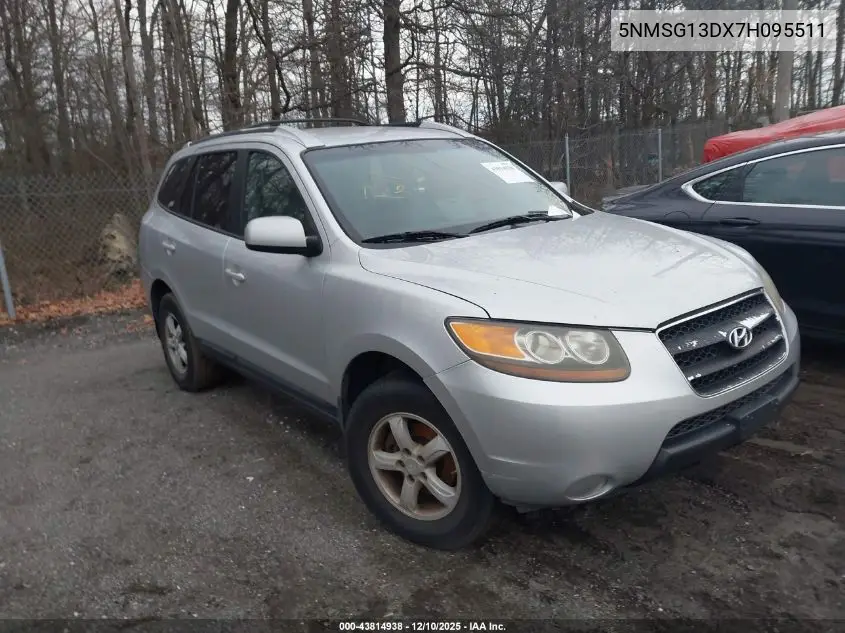 5NMSG13DX7H095511 2007 Hyundai Santa Fe Gls