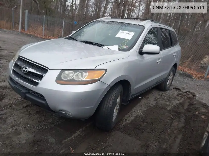 5NMSG13DX7H095511 2007 Hyundai Santa Fe Gls