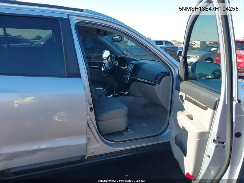 5NMSH13E47H104256 2007 Hyundai Santa Fe Limited/Se