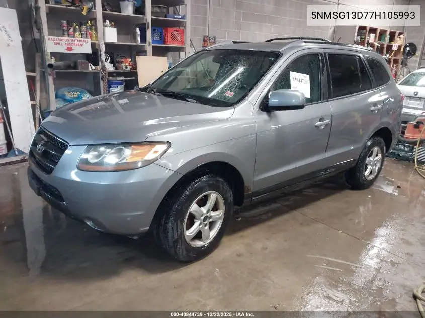 5NMSG13D77H105993 2007 Hyundai Santa Fe Gls