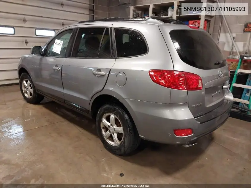 5NMSG13D77H105993 2007 Hyundai Santa Fe Gls